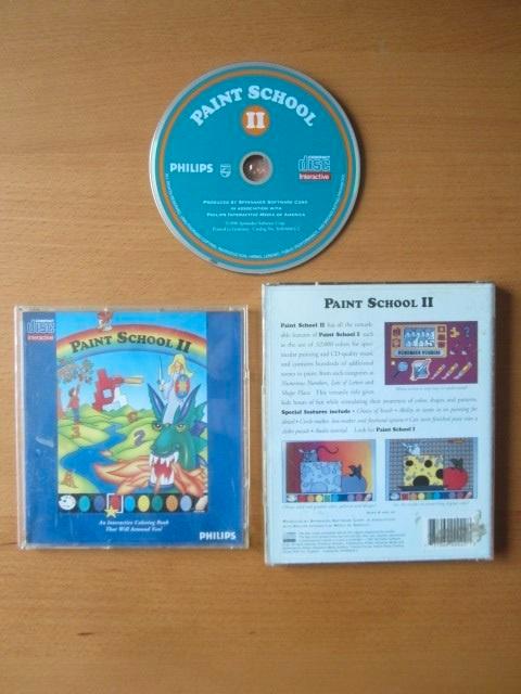 Paint School Philips CDI cd-i, Spelcomputers en Games, Games | Overige, Zo goed als nieuw, Overige genres, 1 speler, Vanaf 3 jaar