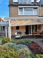 Elektrisch Knikarm Zonnescherm - Perfect voor uw terras!, Ophalen, 450 cm of meer, Elektrisch, Zo goed als nieuw