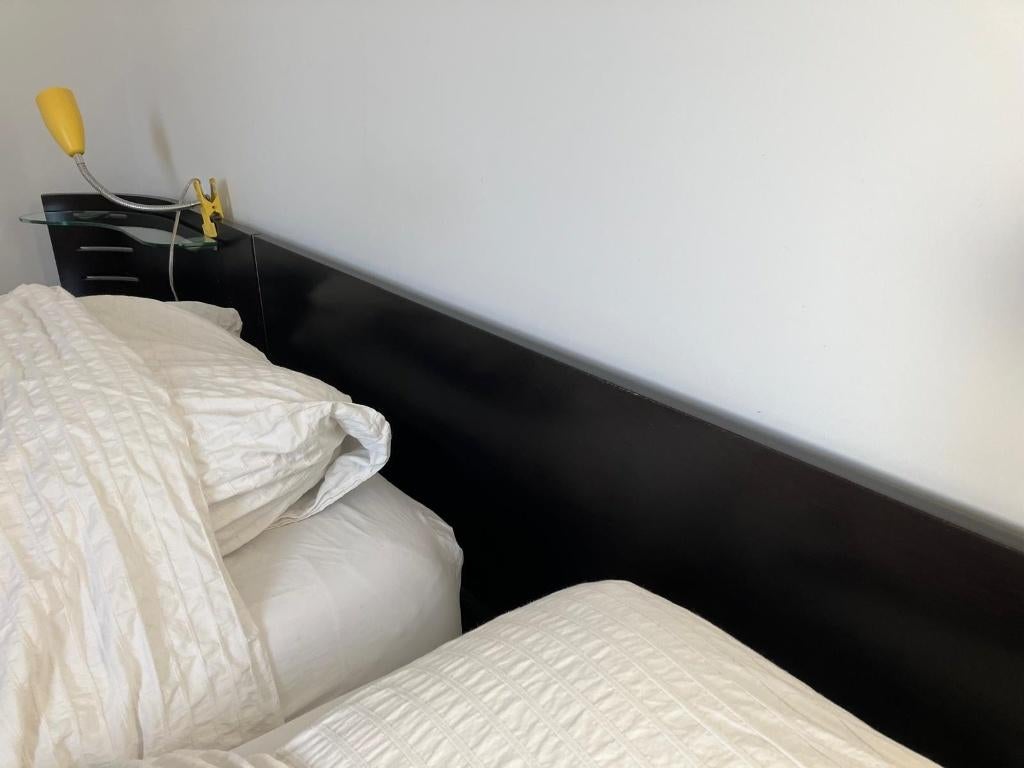 Auping bed Next 4000 Wengé, Huis en Inrichting, Ophalen, Gebruikt, Bruin, Tweepersoons