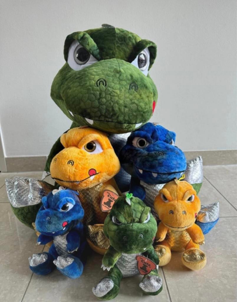 Knuffel pakket van dinosaurussen, Ophalen of Verzenden, Zo goed als nieuw, Overige typen