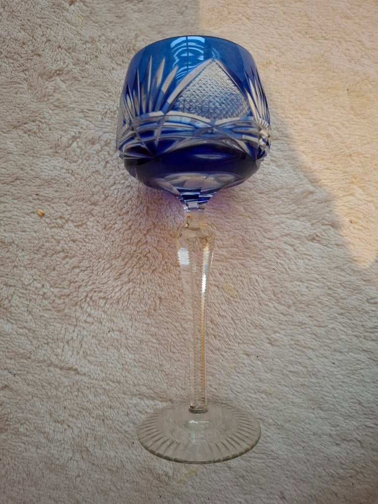 Prachtig kristallen boho glazen, Antiek en Kunst, Ophalen of Verzenden