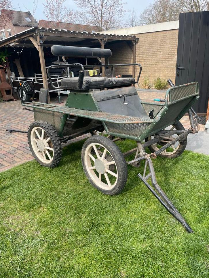Marathonwagen incl tuig. Aanhanger ook te koop, Dieren en Toebehoren, Rijtuigen en Koetsen, Gebruikt