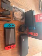 Nintendo Switch (2019 upgrade) Z.G.A.N, Switch 2019 Upgrade, Met 2 controllers, Ophalen of Verzenden, Zo goed als nieuw