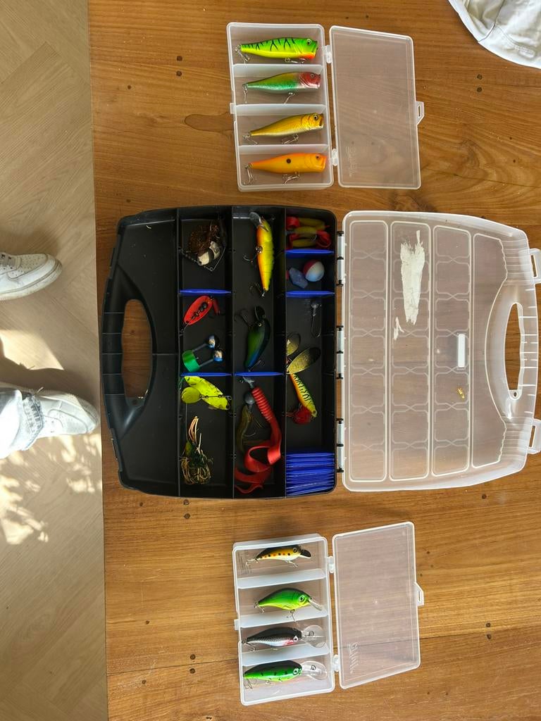 Vis aas, Ophalen of Verzenden, Zo goed als nieuw