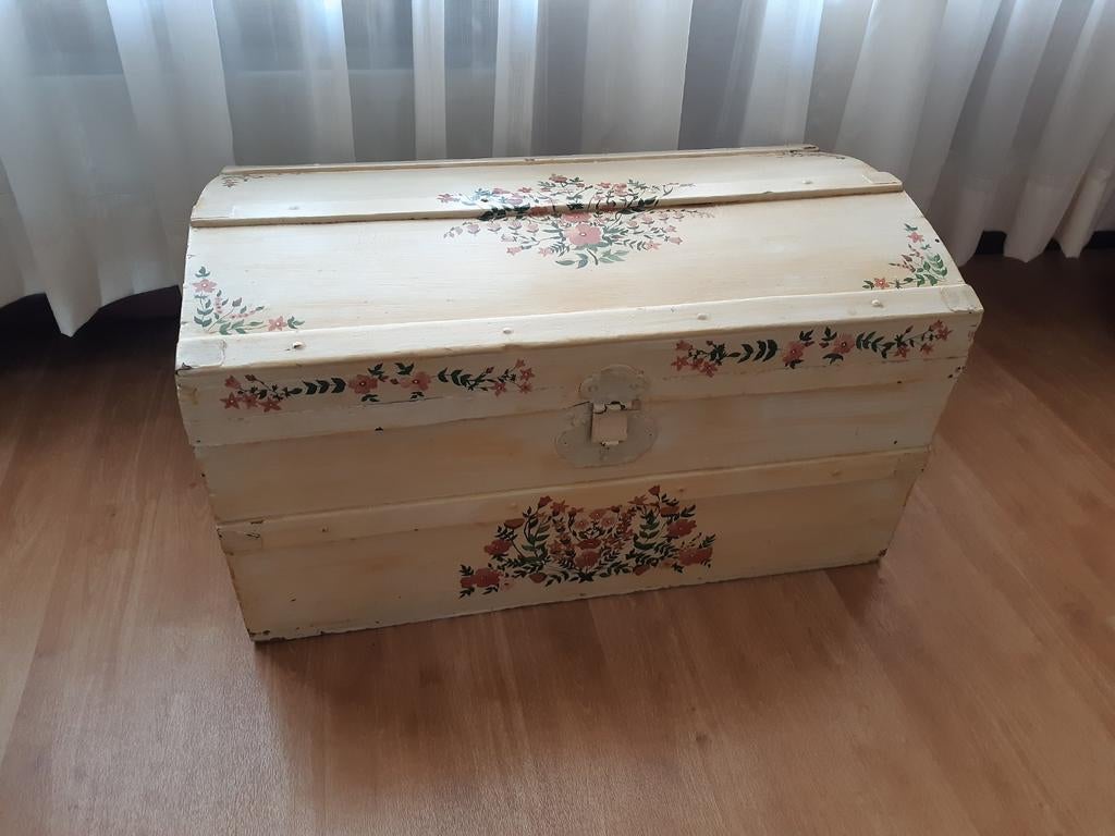 Dekenkist beschilderd, Ophalen, Minder dan 50 cm, Minder dan 50 cm