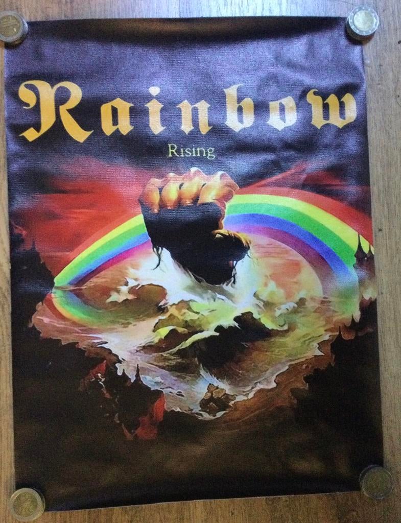 Rainbow print op canvas, Ophalen of Verzenden, Zo goed als nieuw, Poster, Artwork of Schilderij