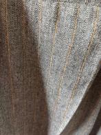 Gestreepte wollen grijze bandplooi broek by Marlene Birger, Maat 38/40 (M), Marlene Birger, Ophalen of Verzenden, Zo goed als nieuw