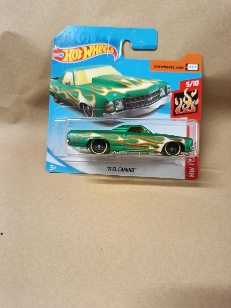 Hotwheels 71 el camino, Hobby en Vrije tijd, Modelauto's | Overige schalen, Ophalen of Verzenden, Nieuw, Auto