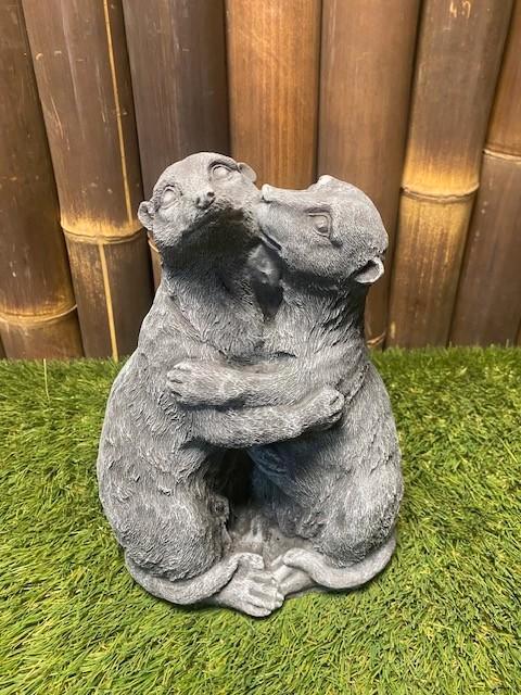 Stokstaartjes nr.2344, Tuin en Terras, Tuinbeelden, Nieuw, Dierenbeeld, Beton, Ophalen