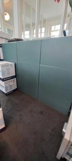 Ikea kast Smastad met 9 vakken - Blauw/groen, Ophalen, Gebruikt