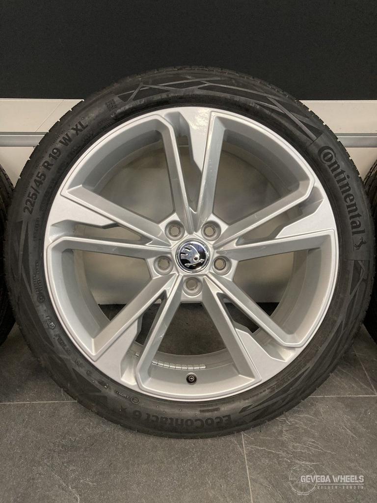 19” originele Skoda Karoq (4x4 / Seat Ateca velgen + banden, Auto-onderdelen, Banden en Velgen, 19 inch, Gebruikt, -, -