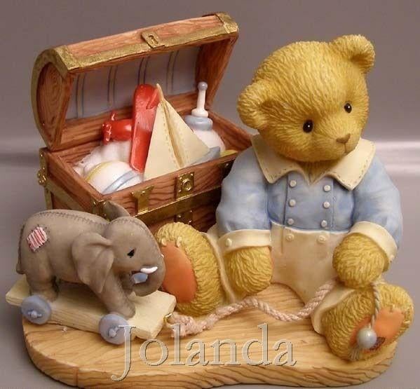 Cherished Teddies Wilfred, Ophalen of Verzenden, Zo goed als nieuw, Beeldje, Cherished Teddies