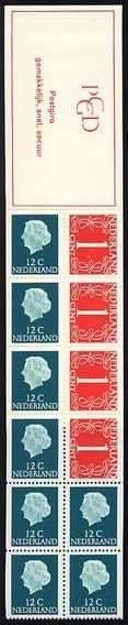 Nederland Postzegelboekje 8aF postfris 1969, Postzegels en Munten, Postzegels | Nederland, Ophalen of Verzenden, Na 1940, Postfris