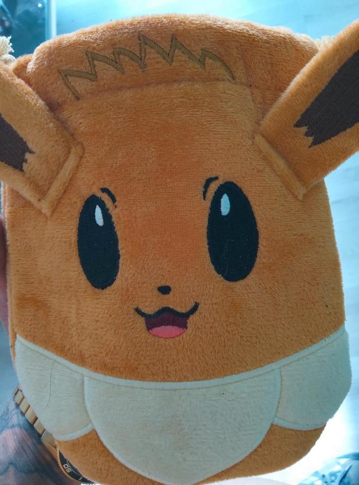 Pokemon Eevee Knuffel Tasje - Perfect voor Kaarten!, Kinderen en Baby's, Speelgoed | Knuffels en Pluche, Zo goed als nieuw, Overige typen
