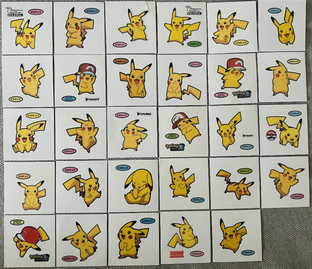Pikachu Vintage Stickers Amada F/S Japanese Nintendo Promo, Verzenden, Zo goed als nieuw, Overige typen, Foil