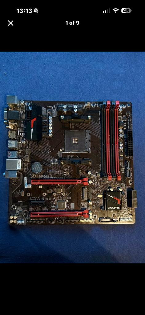 AMD Ryzen 7 1700X CPU & Gigabyte GA-AB350M-Gaming 3 Moederbo, Computers en Software, Processors, Ophalen, Gebruikt, 8-core, 3 tot 4 Ghz