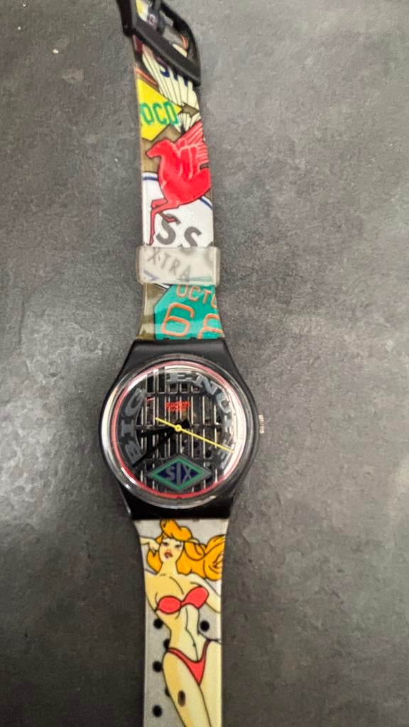 Swatch horloge vintage, Ophalen of Verzenden, Gebruikt, Overige kleuren, Meisje