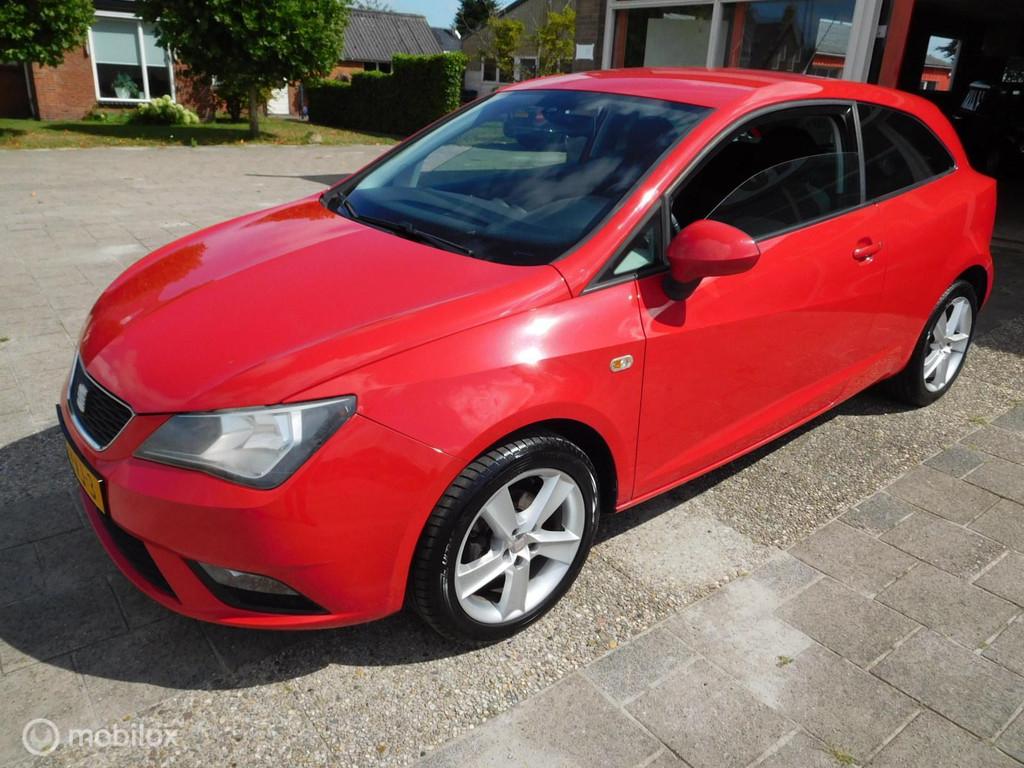 Seat Ibiza 1.2 TSI Style Airco, Auto's, Seat, Voorwielaandrijving, Euro 5, Zwart, 990 kg