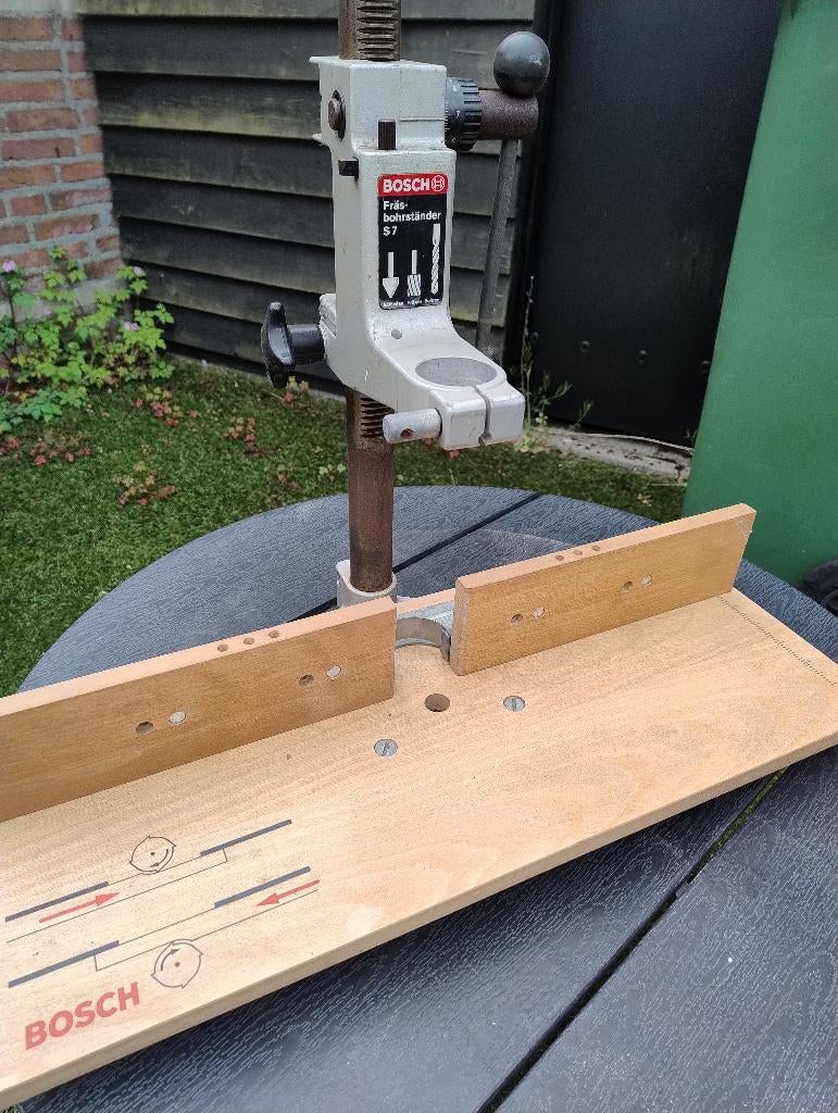 Bosch  boor / frees kolom, Gebruikt, Overige soorten, Ophalen of Verzenden, BOSCH