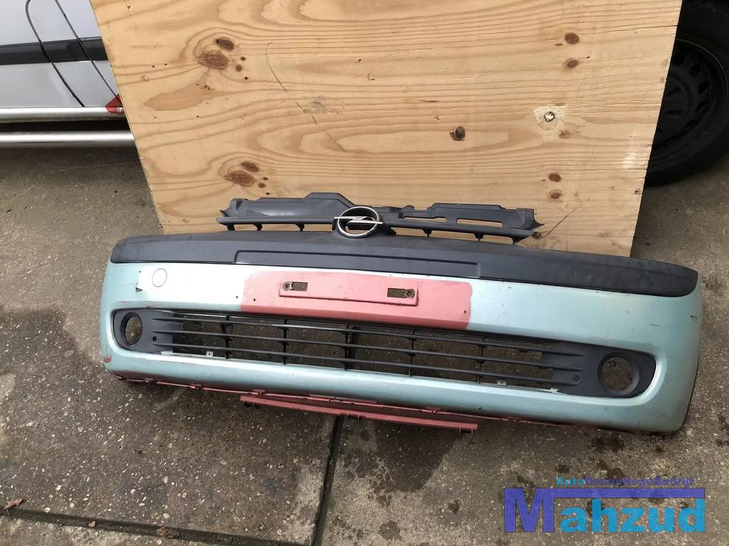 OPEL CORSA C voorbumper aqua groen blauw, Auto-onderdelen, Gebruikt, Voor, Opel Automobile GmbH, Ophalen of Verzenden