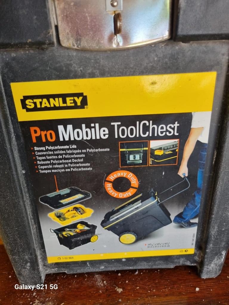 Stanley gereedschapsbak/kar, Ophalen, Gebruikt