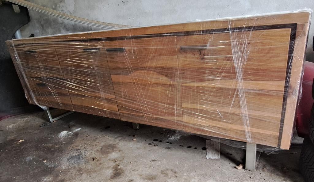 Meubels, Ophalen, Gebruikt, 100 tot 150 cm, Teakhout