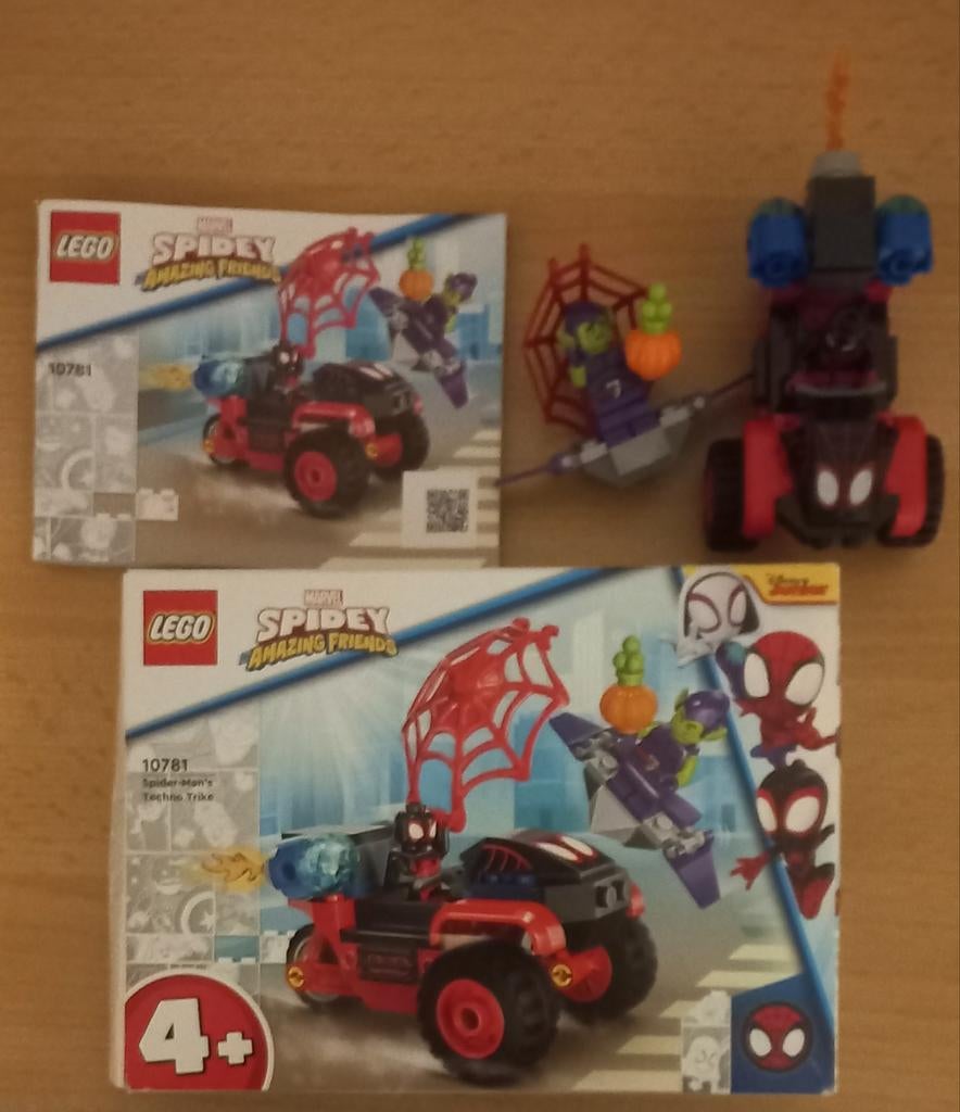 LEGO 10781 Spider-Man's Techno trike, Ophalen
