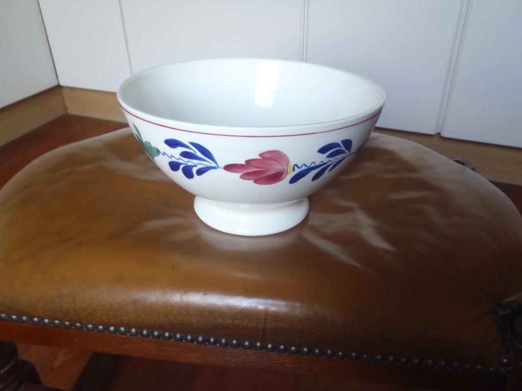 Grote Petrus Regout Boerenbont kom, Antiek en Kunst, Ophalen of Verzenden