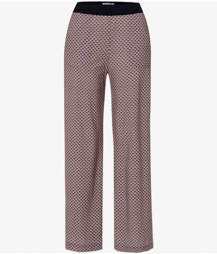 Raphaela by Brax Livia Broek Blauw/Beige maat 42 nieuw!, Blauw, Maat 42/44 (L), Nieuw, Ophalen of Verzenden