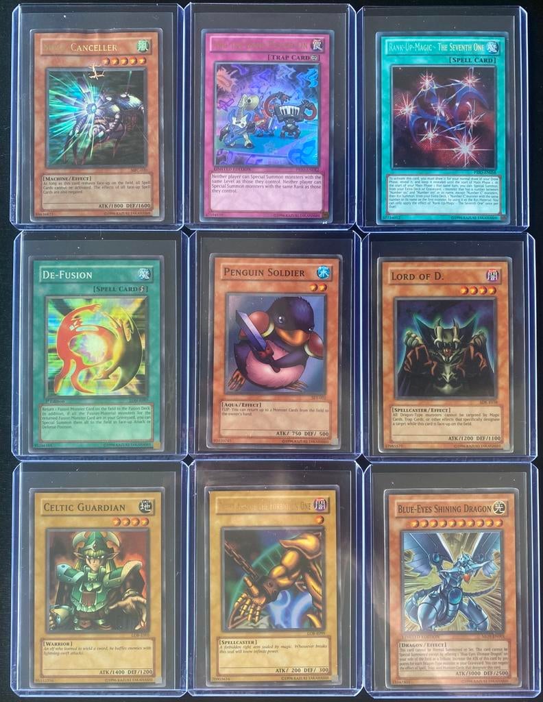 Oude speciale Yu-Gi-Oh kaarten, Ophalen of Verzenden, Zo goed als nieuw, Meerdere kaarten