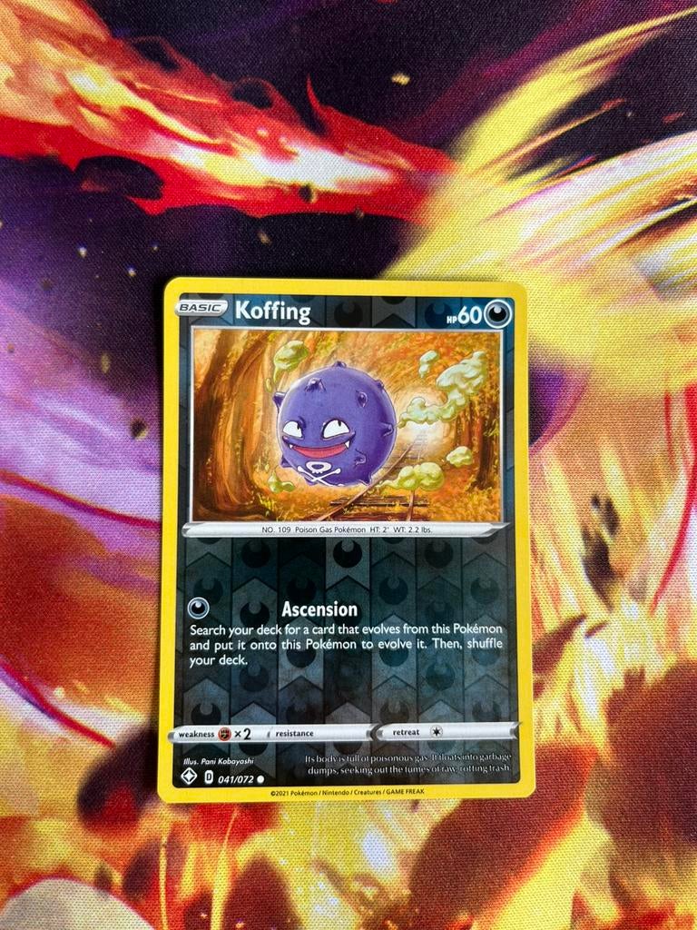 Koffing SHF 041/072 reverse holo, Ophalen of Verzenden, Zo goed als nieuw
