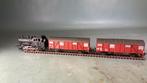 MARKLIN ho Treinset 3000 Stoomloc goederenwagens DB analoog, Wisselstroom, Locomotief, Ophalen of Verzenden, Zo goed als nieuw