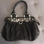 Guess handtas zwart met studs, Ophalen of Verzenden, Zo goed als nieuw, Zwart, Handtas