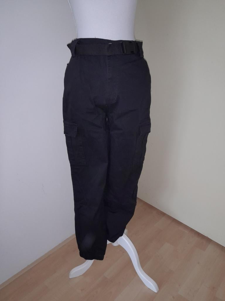 Leuke zwarte Cargo Broek maat 40 van Laulia Nieuw!, Zwart, Nieuw, Ophalen of Verzenden, Lang