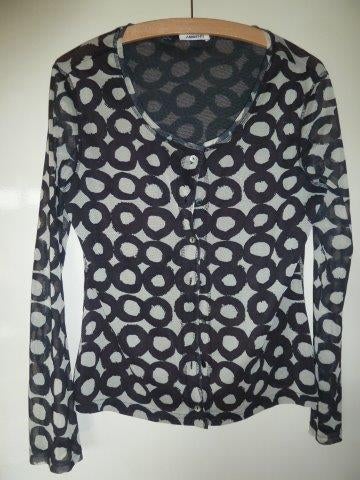 Ambiente vest en top 44 zwart/grijs, Kleding | Dames, Ophalen of Verzenden, Zo goed als nieuw, Maat 42/44 (L), Zwart