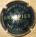 Champagnecapsule André DRAPPIER zwart/goud nr.20, Verzamelen, Wijnen, Ophalen of Verzenden, Nieuw, Frankrijk, Champagne