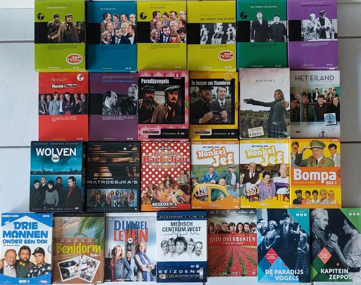 Dvd box Nonkel Jef Bompa Wolven Het Eiland Matroesjka's Kata, Cd's en Dvd's, Dvd's | Nederlandstalig, Zo goed als nieuw, Tv fictie
