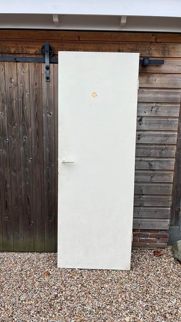 Stompe binnendeur 75x211, Ophalen, Zo goed als nieuw, Binnendeur, 200 tot 215 cm