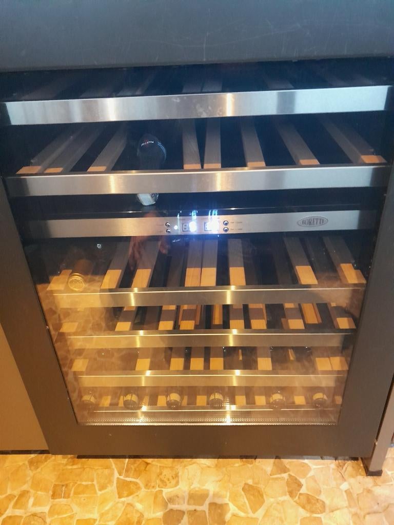 Boretti inbouw wijnklimaatkast antraciet, Witgoed en Apparatuur, Ophalen