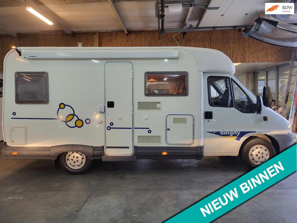 Fiat 2.0 jtd Sea half integraal 590 DAK AIRCO, LAGE KM STAND, Caravans en Kamperen, Campers, Ringverwarming, Luifel, Chris-vandeursen@hotmail.com