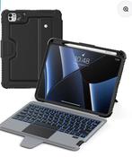 iPad Air cover met keyboard en pen, 11 inch, Bescherming voor- en achterkant, Ophalen of Verzenden, Zo goed als nieuw