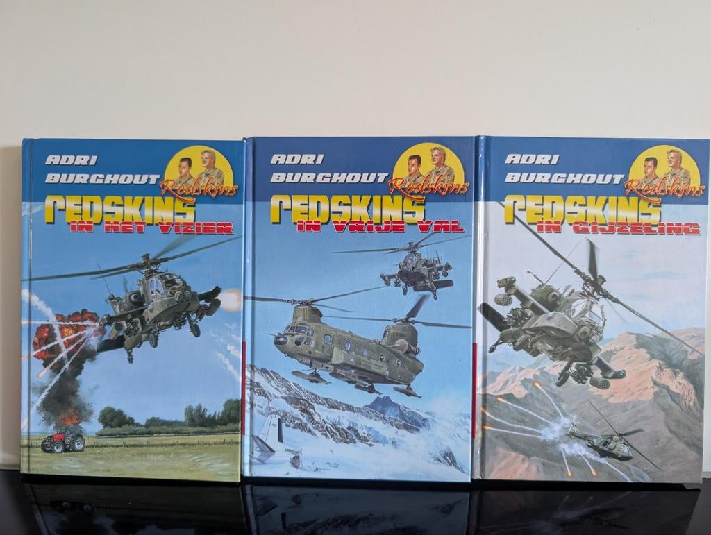 Adri Burghout - Redskins in gijzeling/ vrije val/vizier, Boeken, Ophalen of Verzenden, Zo goed als nieuw, Adri Burghout