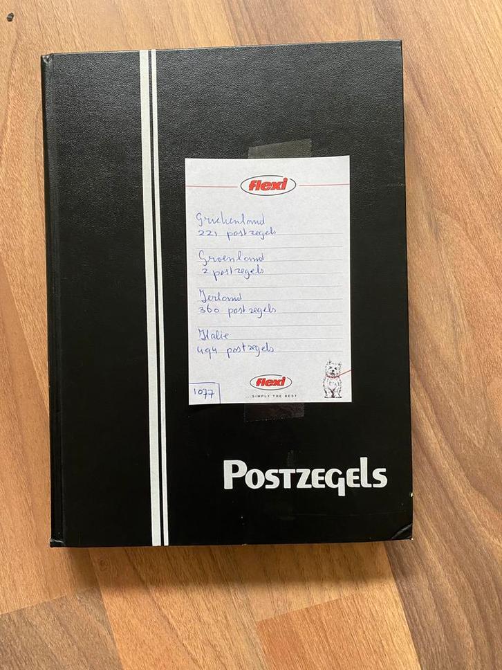 Postzegelalbum (Griekenland, Groenland, Ierland, Italie), Postzegels en Munten, Postzegels | Volle albums en Verzamelingen, Buitenland