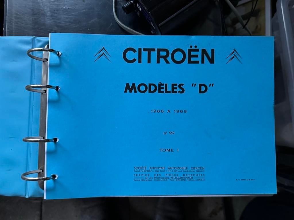 Citroen ds boeken, Ophalen