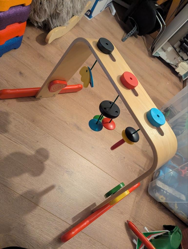 Ikea babygym van hout, Ophalen, Gebruikt, Babygym