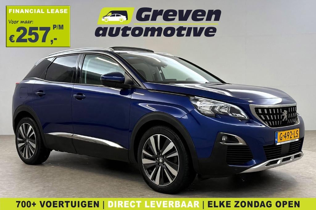 Peugeot 3008 1.2 PureTech | Pano | Virtual | Sfeer | Camera, Auto's, Peugeot, Gebruikt, 1199 cc, Blauw, Origineel Nederlands