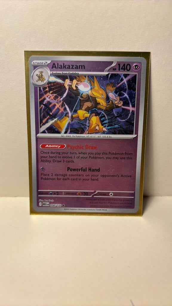 Alakazam 056/132 reverse holo mega evolution pokemon kaart, Ophalen of Verzenden, Nieuw, Boosterbox