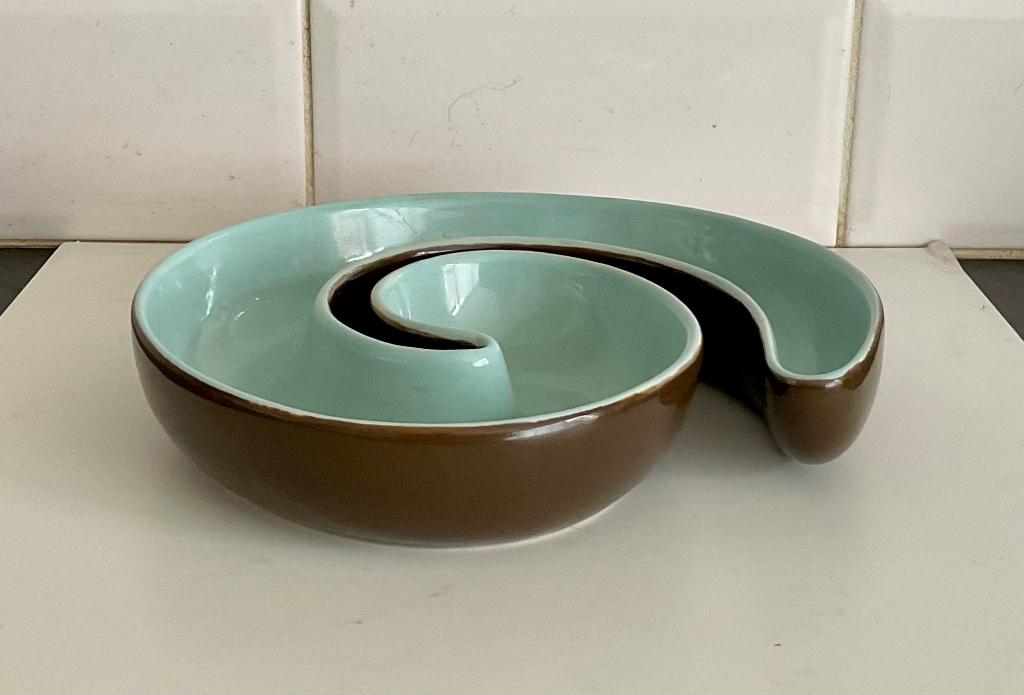 Vintage Serveerschaal Siaki Stoneware, Antiek en Kunst, Ophalen of Verzenden