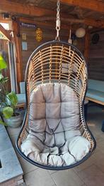 Leuke hangstoel met kussen, Ophalen, Gebruikt, Rotan