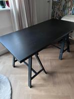 Ikea blad met schragen, Huis en Inrichting, Bureaus, Ophalen, Gebruikt